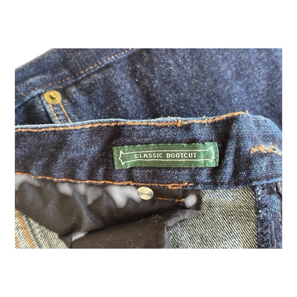 Lauren Jeans Co Ralph Lauren Womens Classic Bootcut Jeans Medium/Dark Wash | 14 - Picture 8 of 10